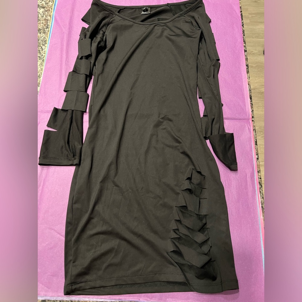 Black club dress size small
